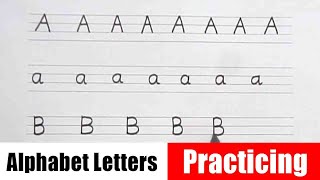 how to write letters for children teaching writing abc for preschool alphabet for kids