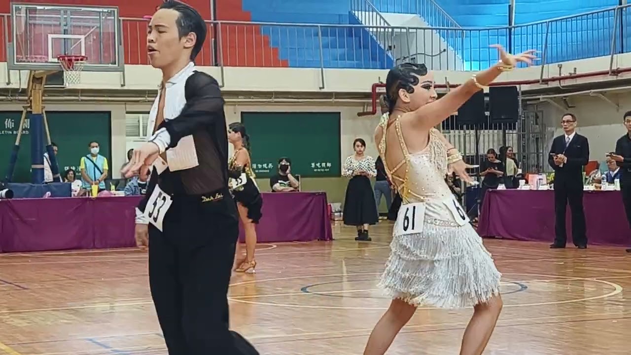 2025臺中市議長盃運動舞蹈全國錦標賽暨台灣之星國標舞年度排名賽~明日之星單人青年A組拉丁舞第四名