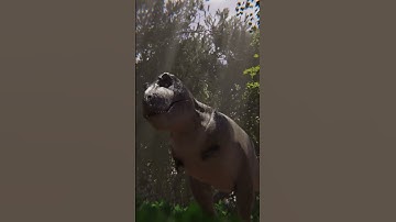 T-Rex Blender Animation #dinosaur #blender3d