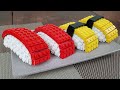 Lego Sushi - Lego In Real Life | Stop Motion Cooking & ASMR