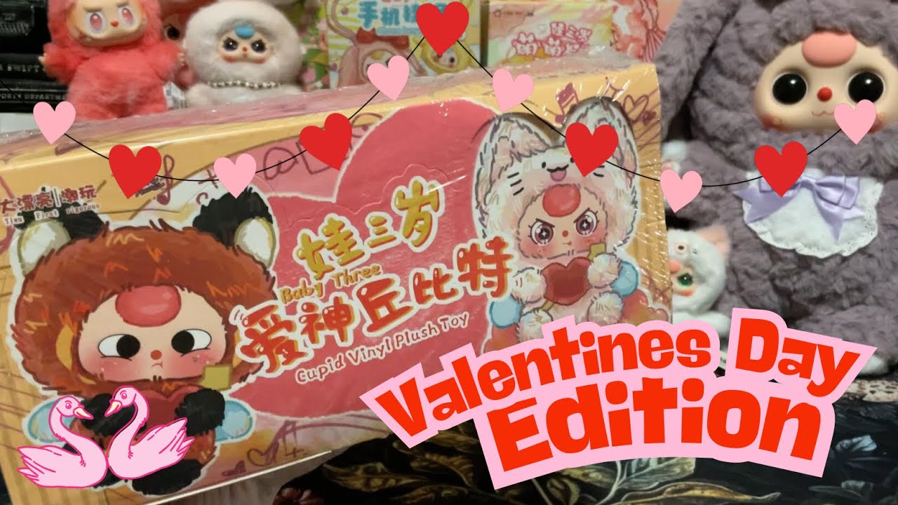 BABYTHREE BLIND BOX UNBOXING **** VALENTINES EDITION 