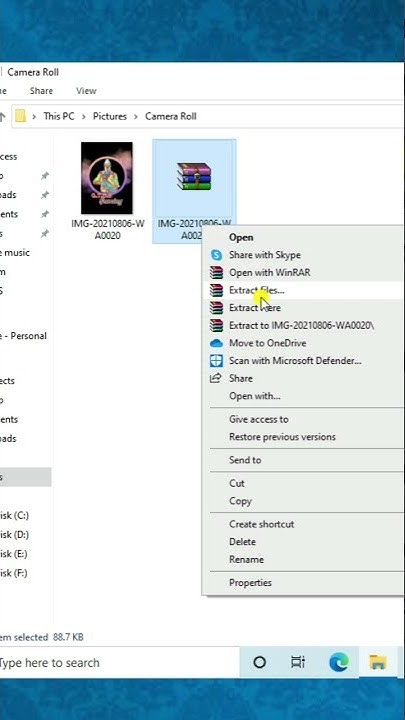 How to Convert ZIP File to Normal File | #convert #change #file #normal ...