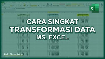 SANGAT MUDAH‼️ Transformasi Data di EXCEL
