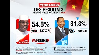 Issa Tchiroma declares himself winner of Cameroon election by 54.8%