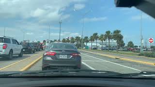 Ferry ride from Galveston, TX to Port Bolivar, TX (TIMELAPSE) - Galveston ferry