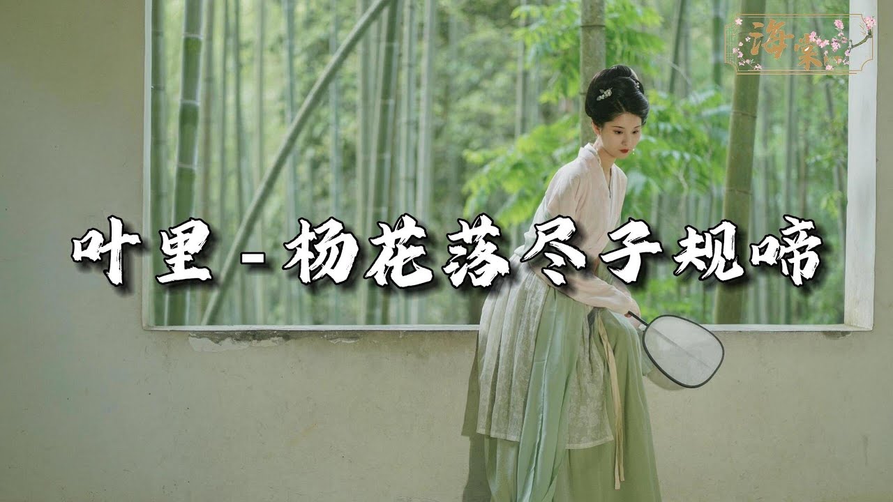 叶里 - 杨花落尽子规啼『常伴谁人的身影,千里外与君共月明。』【动态歌词MV】 - YouTube