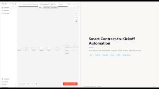 Contract Kickoff Automation with n8n and Claude -- Business Automation