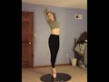 En pointe practice safely using authentic marley dot2dance portable dance floor