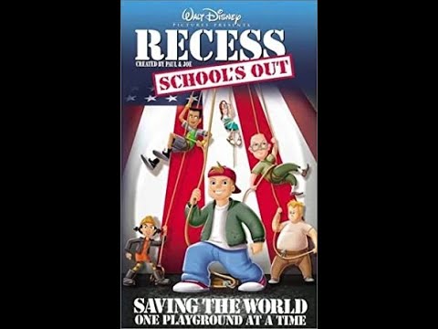 Opening and Closing to Recess: School's Out VHS (2001)