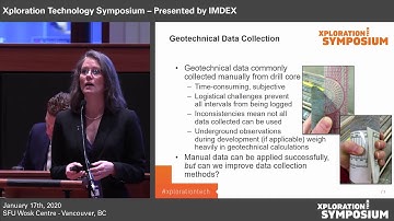 Extracting geotechnical rock properties from drill core - Cassady Harraden