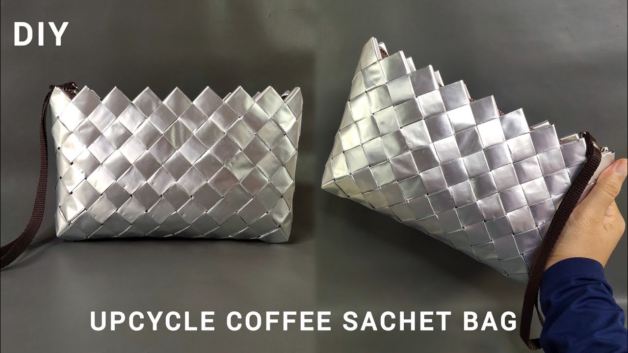 DIY DOMPET DARI BUNGKUS KOPI |ANYAMAN TUTORIAL