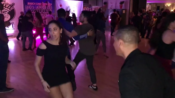 BETO ROJAS & ANNETTE GONZALEZ SALSA DANCE AT UNIFI...