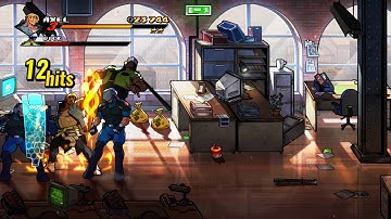 Streets of Rage 4 Arcade Mode Playthrough / Longplay - Hard - Axel Stone