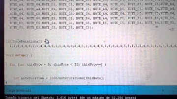 Feliz cumpleaños programado con arduino