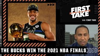 Stephen A. reacts to Giannis leading the Bucks to an NBA championship