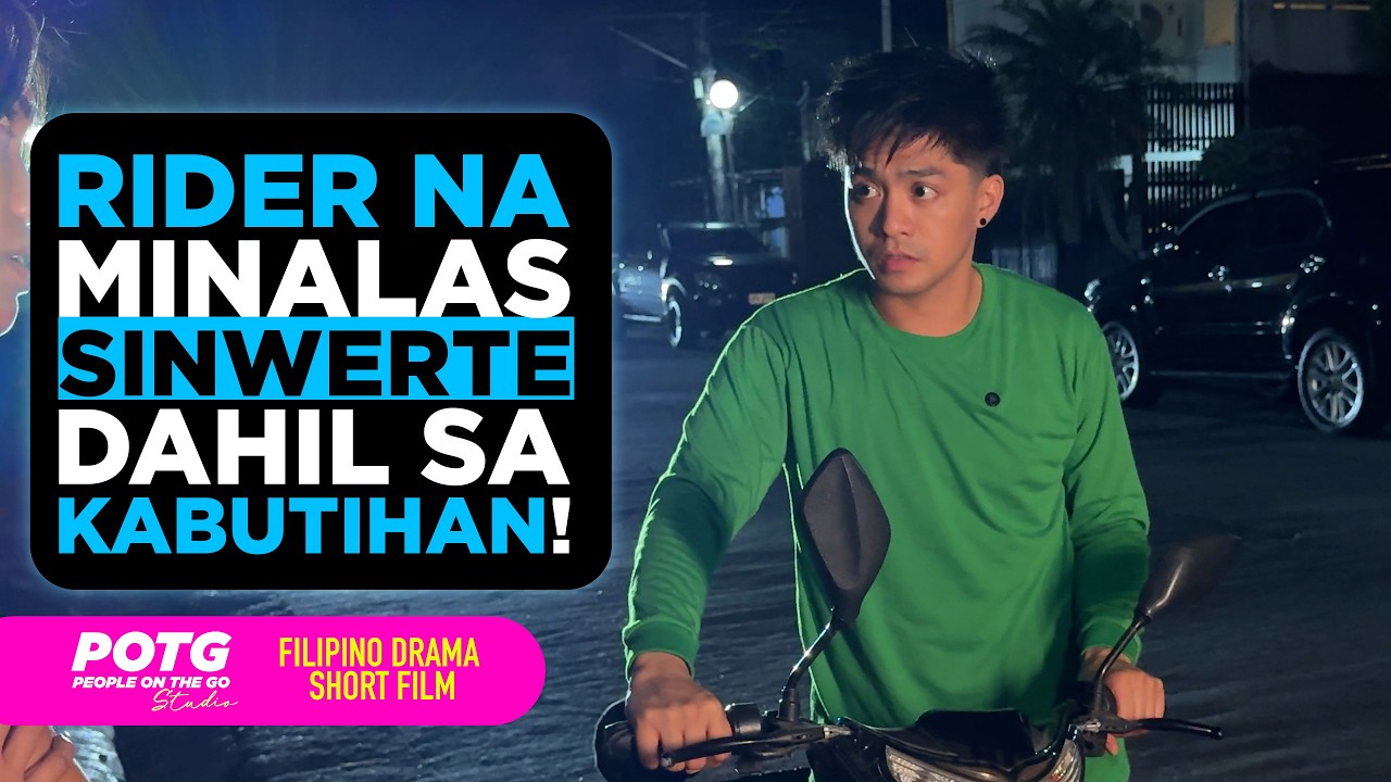 DELIVERY RIDER na Inulan ng MALAS, pero BINAGYO ng SWERTE