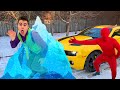 WIZARD Red Man FROZE Mr. Joe on Chevrolet Camaro in ICE Floe & STOLE Car 13+