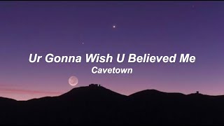 Video-Miniaturansicht von „ur gonna wish u believed me - cavetown (lyrics)“