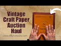 From The Auction! Vintage Paper Haul