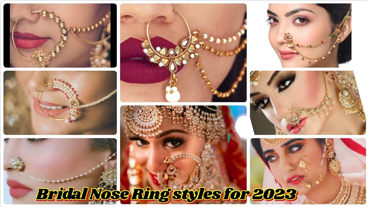 Simple yet Elegant Nath-Nose Ring For Bride, Nath Jewelry Set, Bridal Nath  Without Piercing, Kundan Nath Design, Jadau Nath Designs, Nose Pin| Ishhaara
