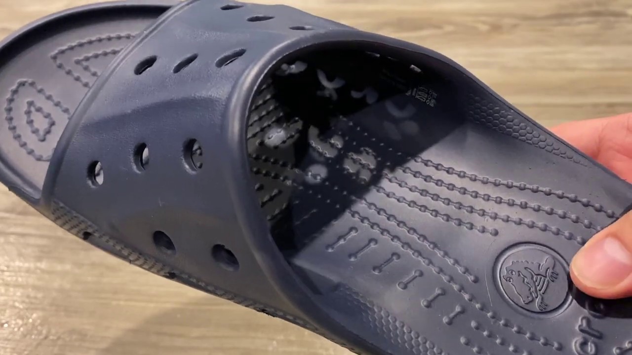 crocs men's baya slides