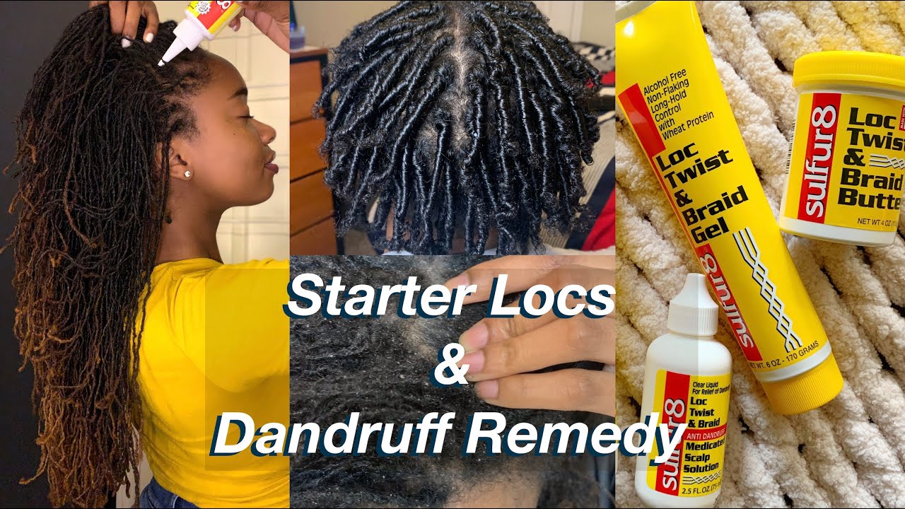 Getting Rid of Dandruff & Starting Dreadlocs with Sulfur8 | retwisting