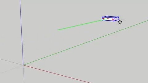 SketchUp: Snap and Lock Geometry to the Axes