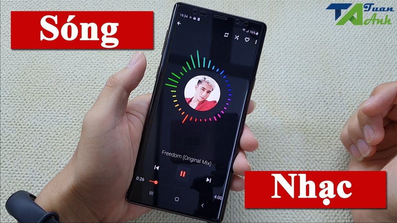 Phần mềm nghe nhạc với hiệu ứng Spectrum – Hiệu ứng Sóng nhạc