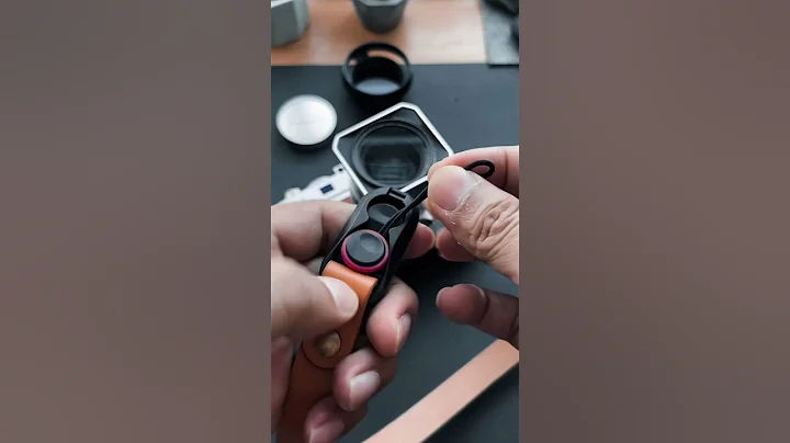 Attach leather camera strap with quick release to your mirrorless camera. 📷 #shorts #photography