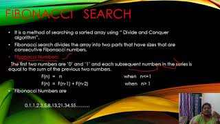 Fibonacci search part 1