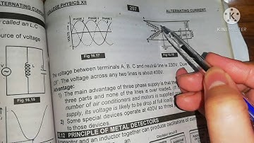 Physics class 12, Ch#16|| Parallel Resonance Circuit, Three phase A.C supply