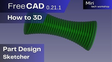 FreeCAD version 0 21 1 part #106 2024 3D concave cylinder