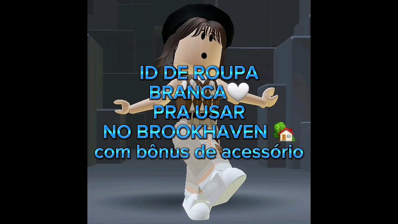 IDS CODES DE ACESSORIOS E ROUPAS AZUL NO BROOK - Roblox #Roblox