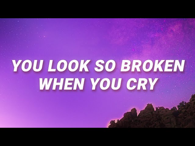 Glass Animals - You look so broken when you cry (Heat Waves) (Lyrics) class=