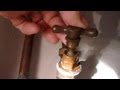 How to repair a leaking stopcock.