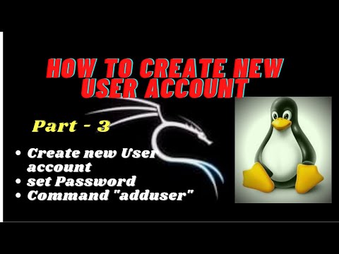 Linux Command "adduser"....How to create new user account || TECHNICAL HUNTER ||