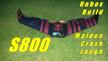 S800 Shadow / Reptile Wing - Unbox,Build & Maiden With Tree Of Doom landing [Part 1]