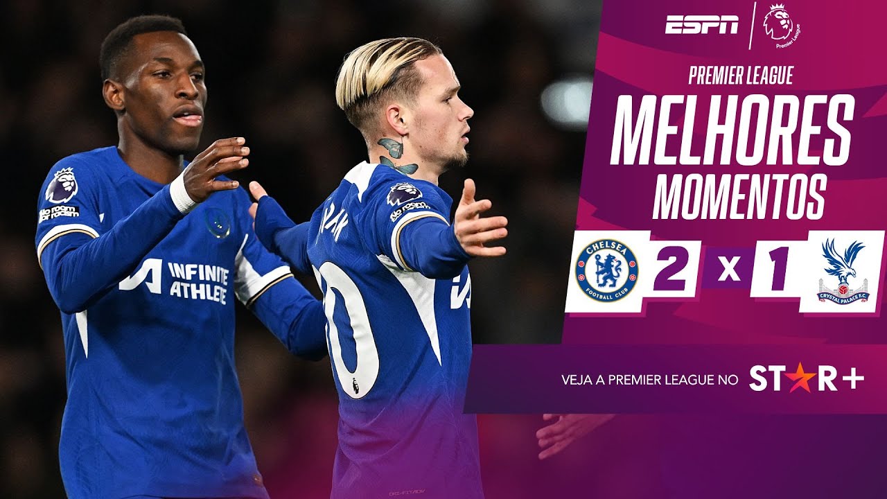 Chelsea vence Crystal Palace no finalzinho com gol do Mudryk I MELHORES MOMENTOS