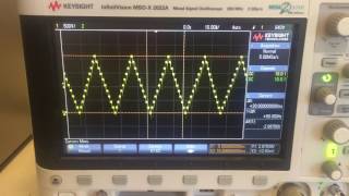 Assignment 5 Demo for 2Vpp 20ms Triangle Waveform
