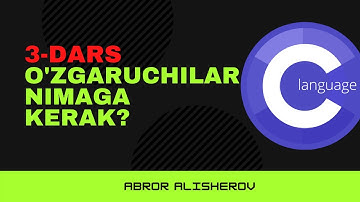 C darslari | O