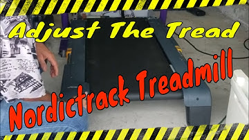 Adjust The Tread On A Nordictrack C2150 Treadmill (No Unnecessary Dialogue)