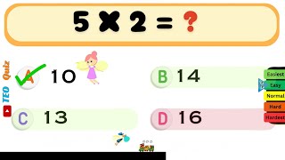 Math Quiz for Kids | Multiplication Quiz for Kids | Mental Math | Quiz for Kids #mathsquiz #quizgame