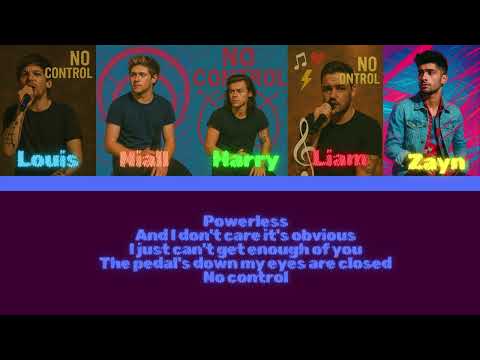 One Direction No Control Color Coded Lyrics