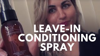 Silk Oil of Morocco Argan Leave-in Conditioning Spray Review. AMAZING for dry bleached hair. screenshot 1