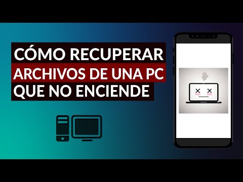 Cómo Recuperar Archivos de una Computadora Dañada o que no Prende