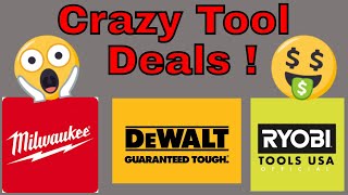 CRAZY Tool Sale on Milwaukee, Dewalt, Ryobi and More 50% off Hurry won't last ❗🤑