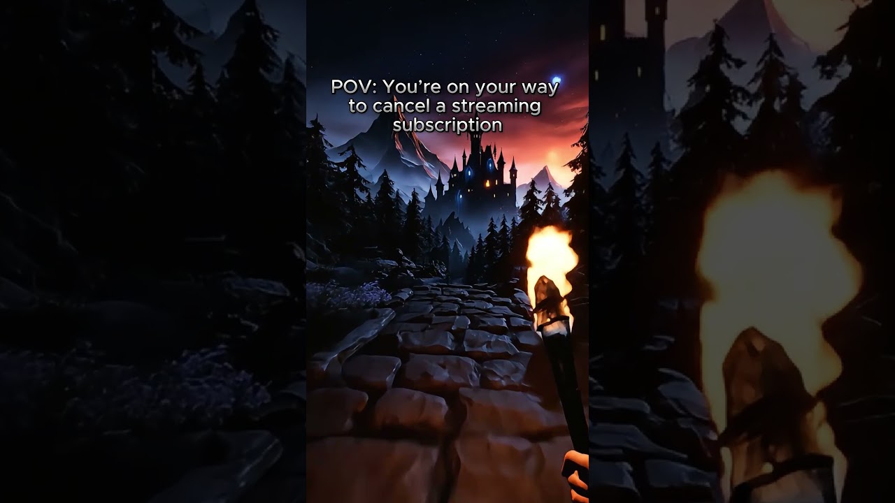 Walking Through a Dark Fantasy Realm &ndash; POV Cinematic 🌫️⚔️