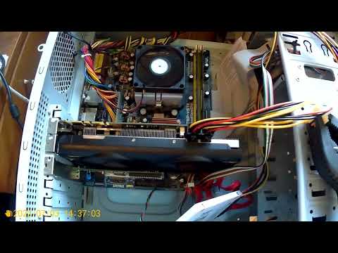 Первый запуск видеокарты GTX -760 4GB на неродных коннекторах,  купил переходники с молекса на 6 pin