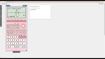 Finding Roots of a Quadratic Graphically with the Casio fx-9750GIII and ClassPad.net
