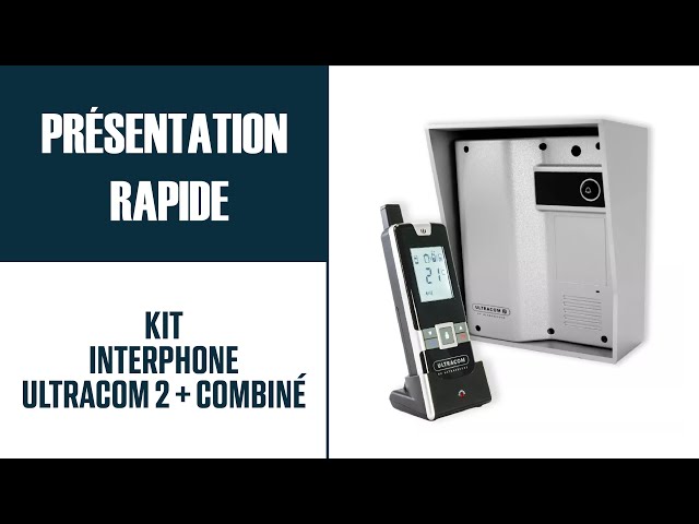 UltraCOM] Présentation de notre interphone sans-fil longue portée autonome  sur pile ou 12-24V 